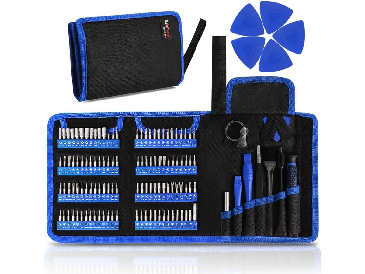 BONAEVER 126 in 1 precision screwdriver set with 111 bits in case
