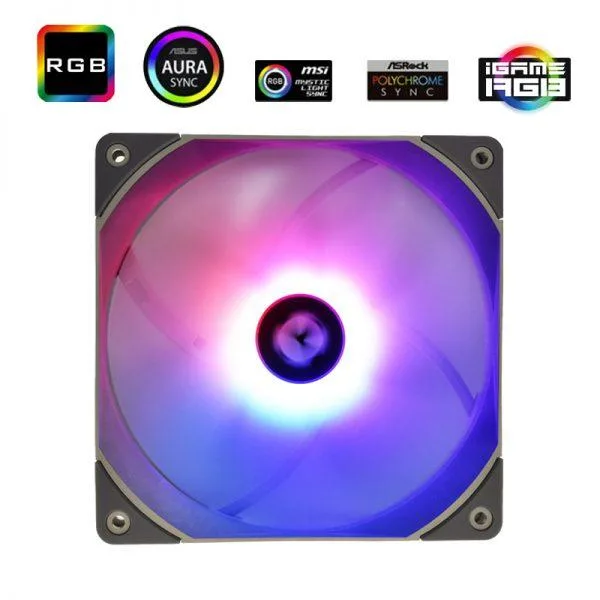 Corn Electronics Corn Electronics TL-C14S ARGB 140mm Case Fan 1500RPM Black — product photo