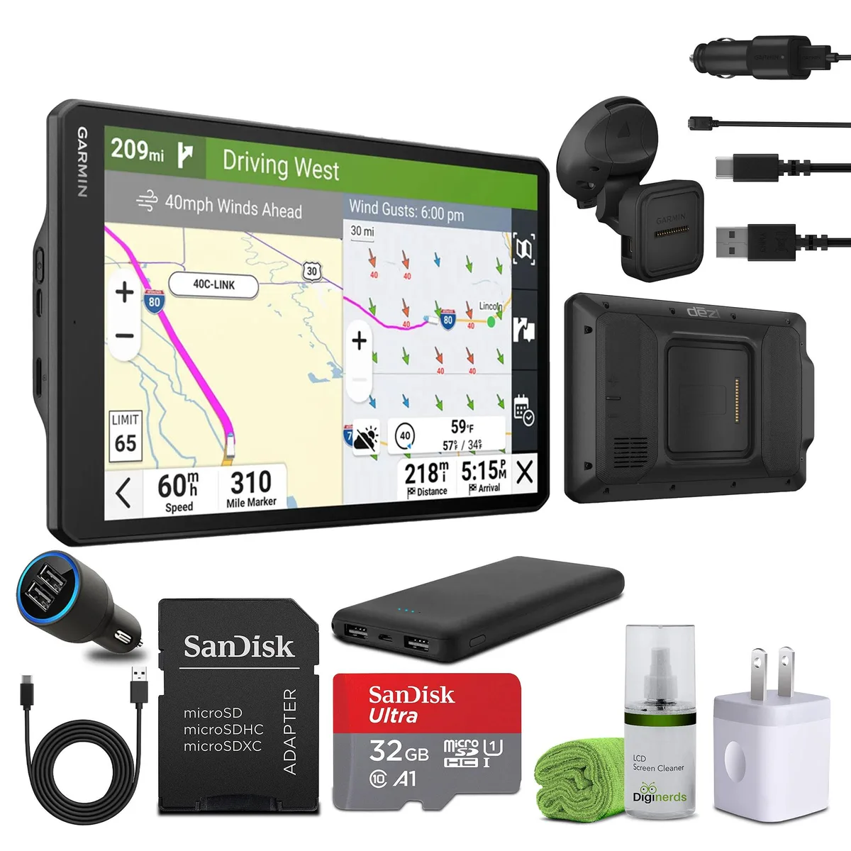 Garmin Garmin dezl OTR1020 10 GPS Navigation Bundle — product photo