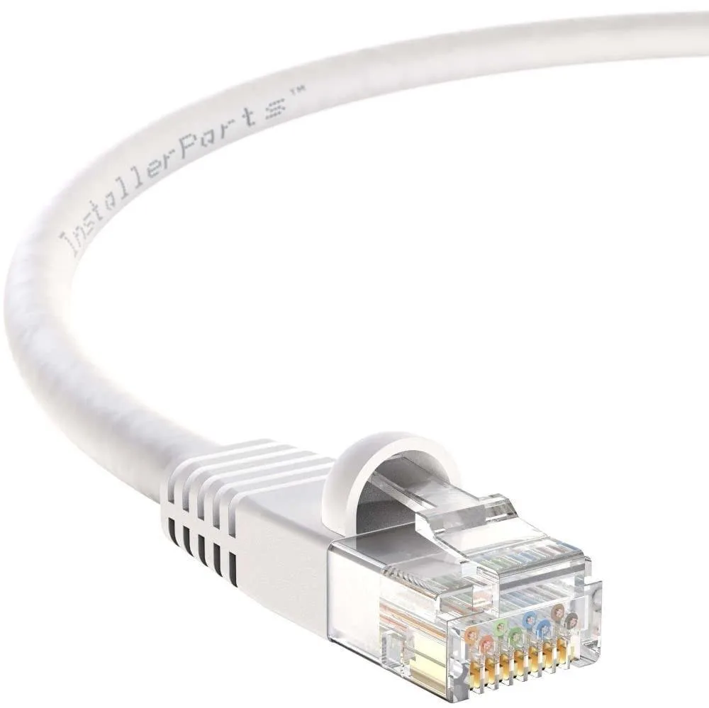 GSM Outdoors GSM Outdoors InstallerParts CAT6 UTP Booted White 5 FT 10 Pack 2 in 1 accessory — product photo