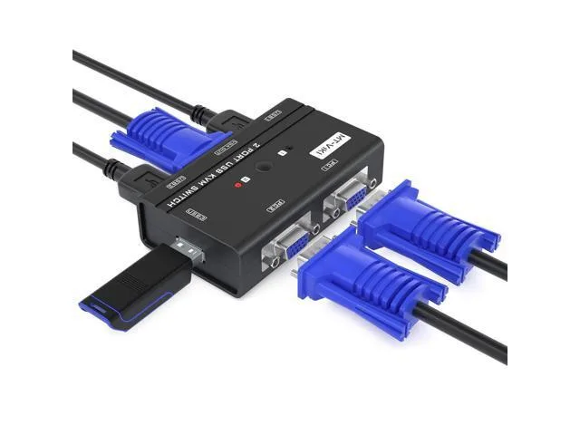 LORDWORLD LORDWORLD MT-VIKI 260KL 2-Port VGA KVM Switch — product photo