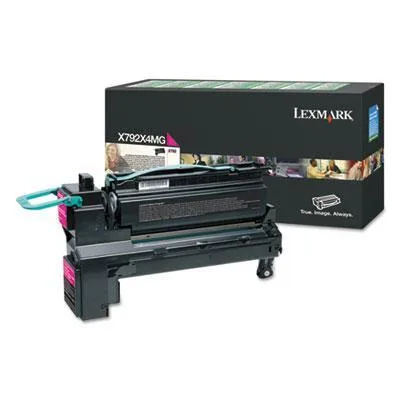 Lexmark magenta toner cartridge rectangular box new condition