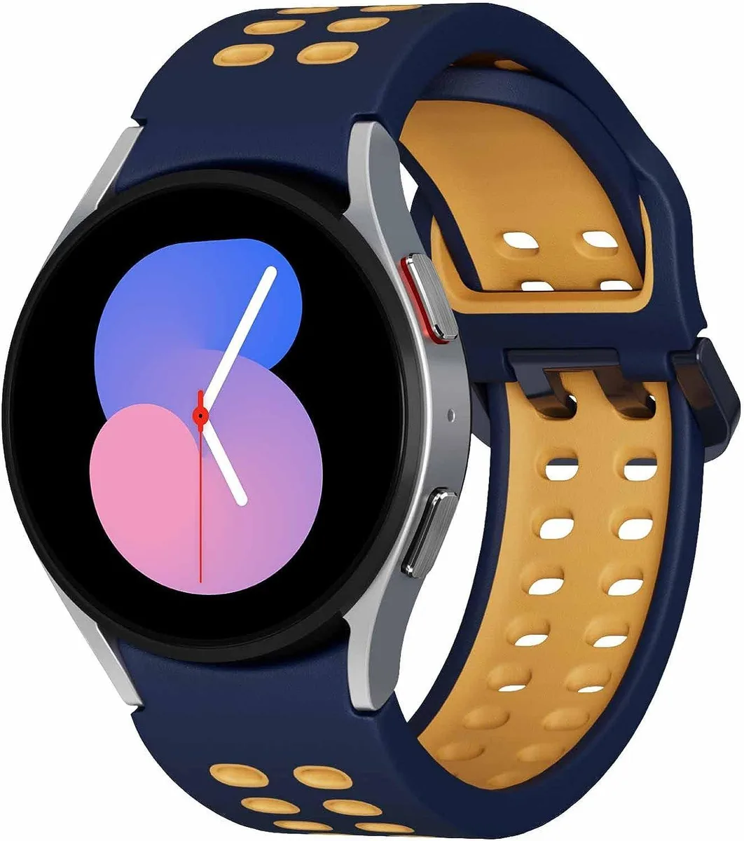 SAMSUNG SAMSUNG Galaxy Watch5 Bespoke Edition 40mm Navy/Mustard wearable technology — product photo