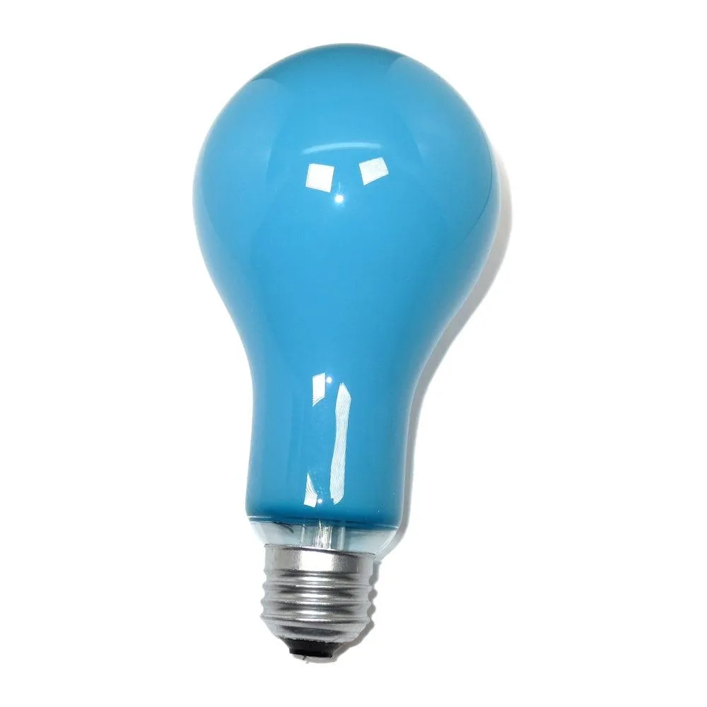 DynamicLamps DynamicLamps EBW PS25 B2 500W 120V E26 Blue Incandescent Light Bulb — product photo