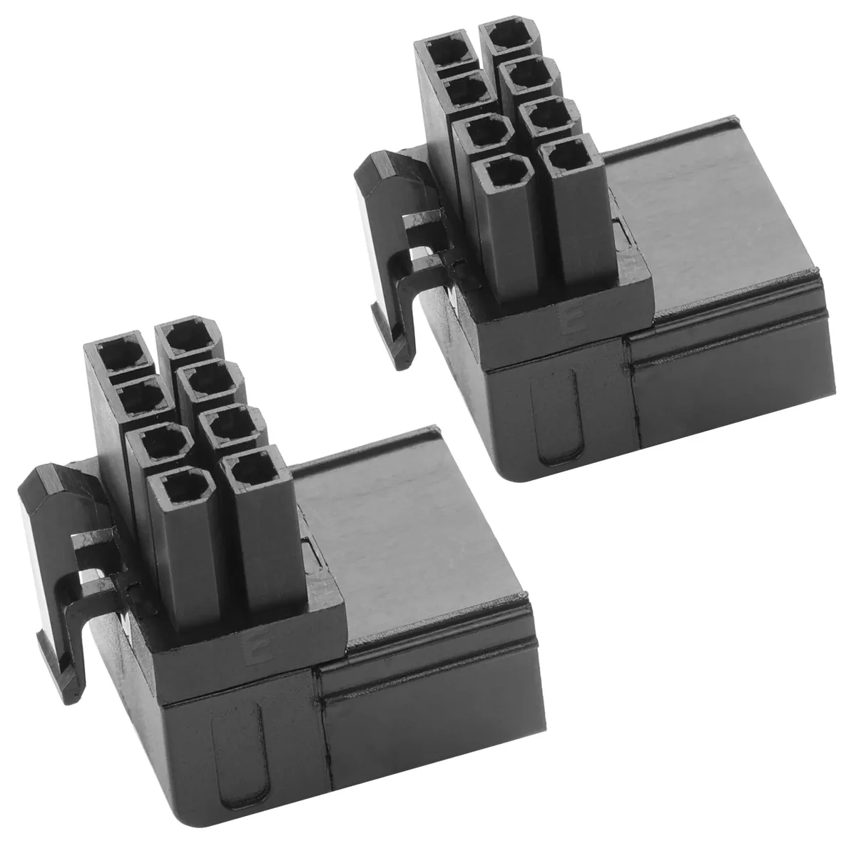 Vszerda Vszerda ATX 8-pin Female to 8-pin Male 90-Degree Type A Adapter 2-Pack — product photo