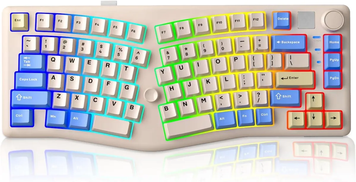 TUKO TUKO A75 Alice gaming keyboard 75% knob joystick Bluetooth 5.0 2.4GHz 4000mAh — product photo
