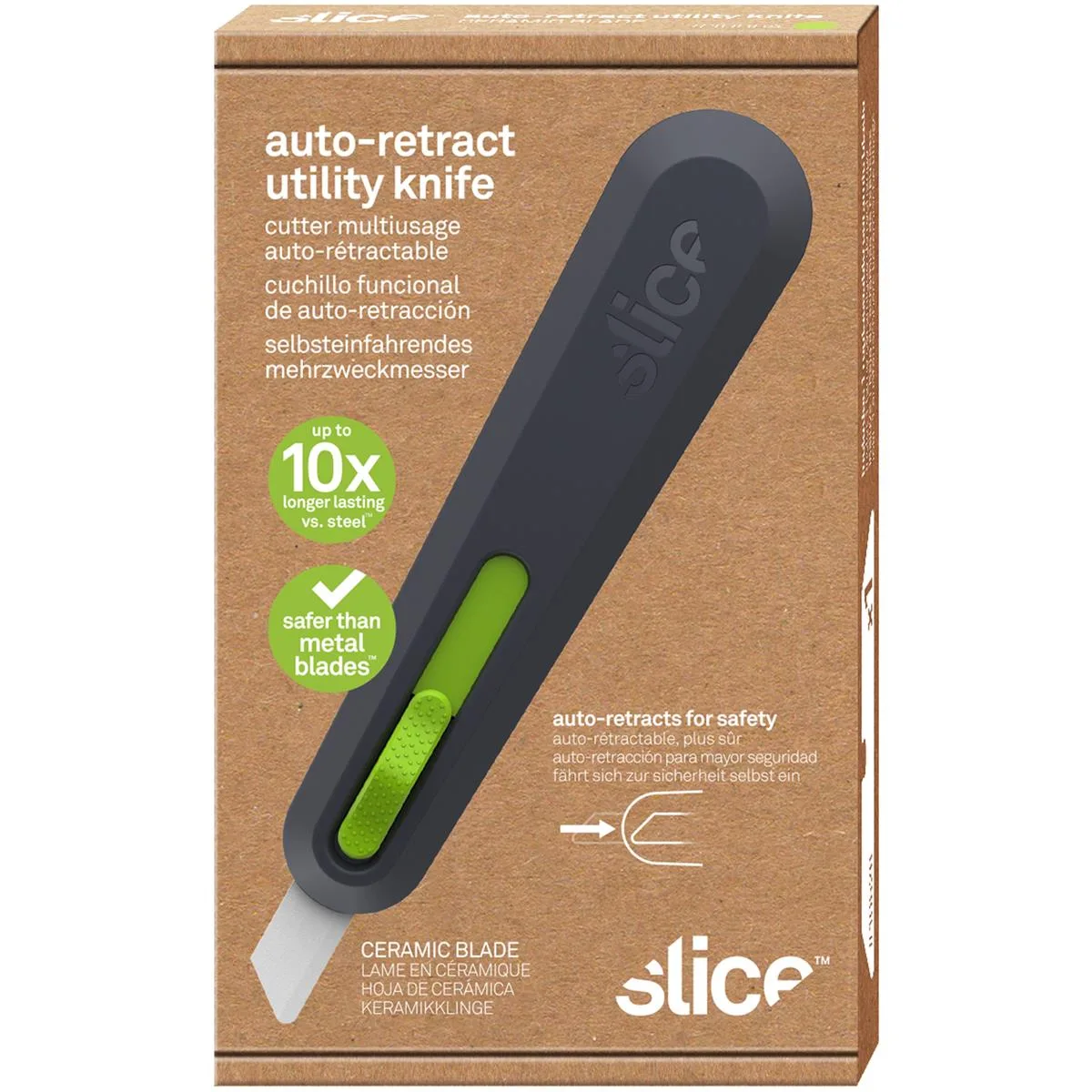 SLICE SLICE S10554 Auto-Retract Utility Knife Board — product photo