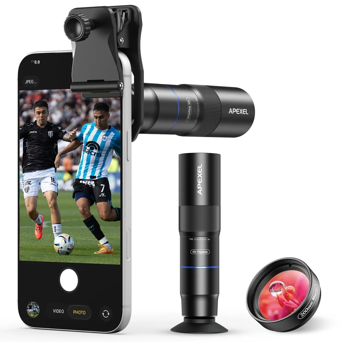  Vivitar AP-TM10-US 10X Tele-Macro Dual Lens White — product photo