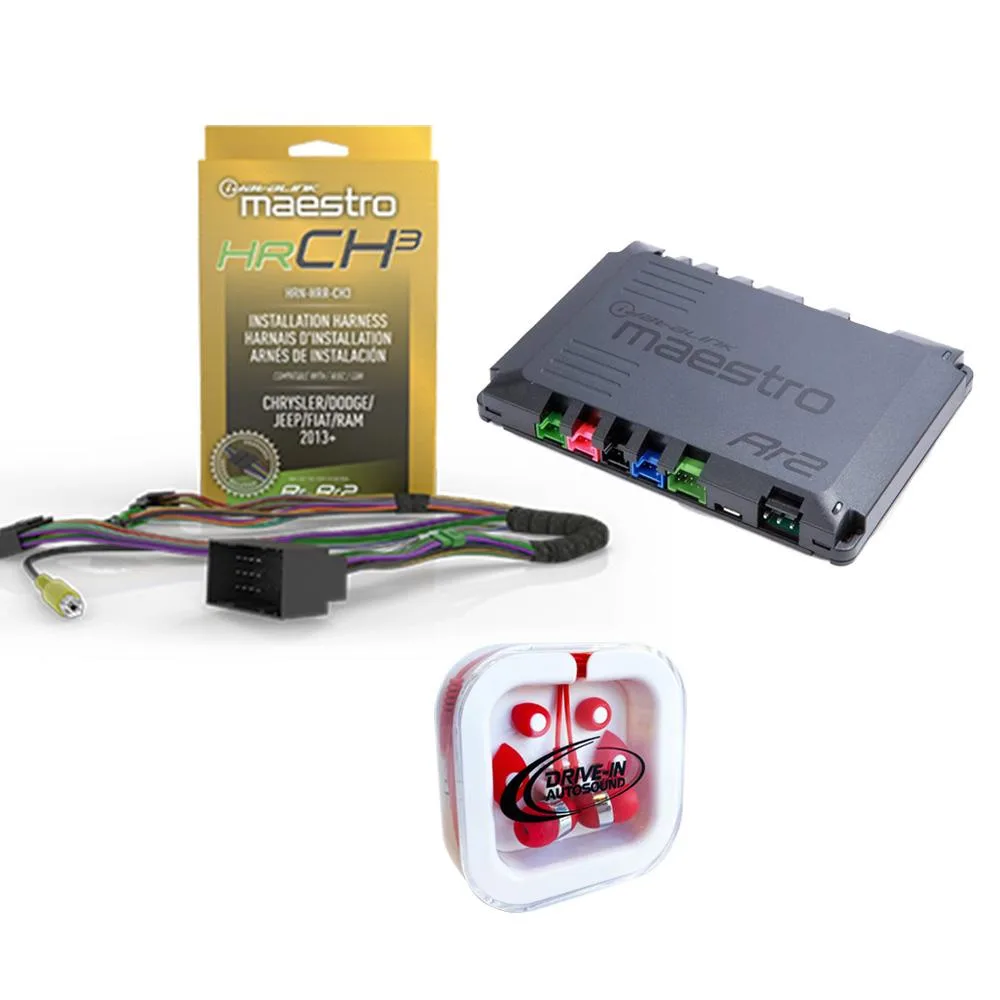 Maestro Luggage Maestro ADS-MRR2 Interface Module &amp; HRN-HRR-CH3 Adapter 2013+ Chrysler — product photo