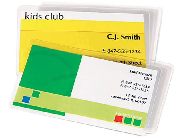 FELLOWES FELLOWES 52031 laminating pouches 5 mil 2.25 x 3 3/4 in 100 pack — product photo