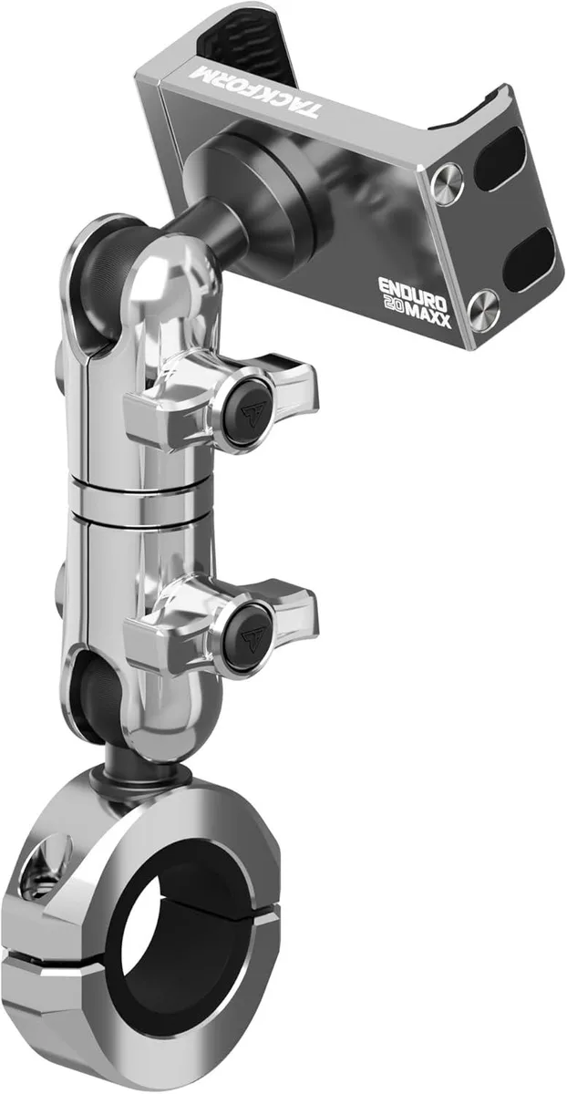 WUQ WUQ Motorcycle Phone Mount 20MAXX Spring Cradle 3.5" Arm — product photo