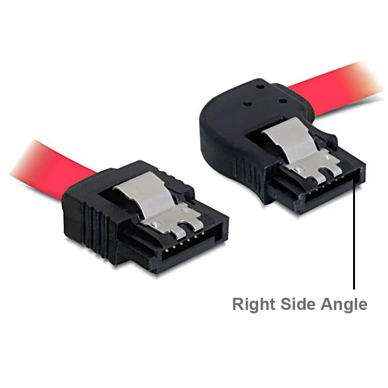 EN-Labs EN-Labs SATA3-RIGHT-50CM SATA cable 0.5 m right 90° to 180° red — product photo