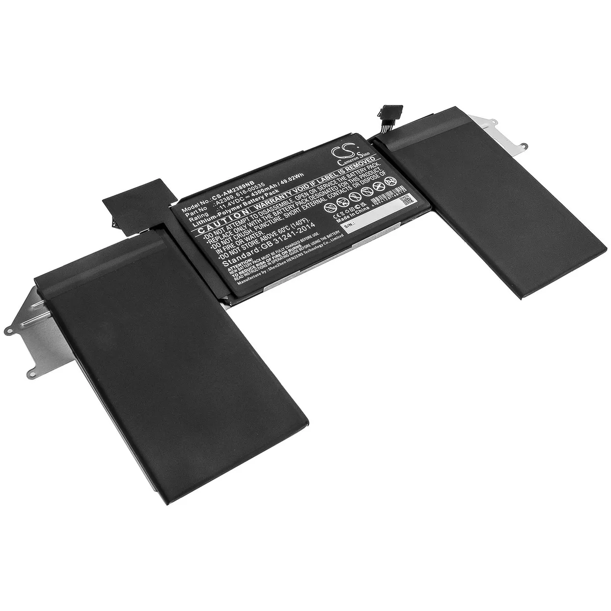 Cameron &amp; Co Cameron &amp; Co DS-CS-AM2389NB laptop battery 4.3 Ah 11.4 V 4300 mAh — product photo