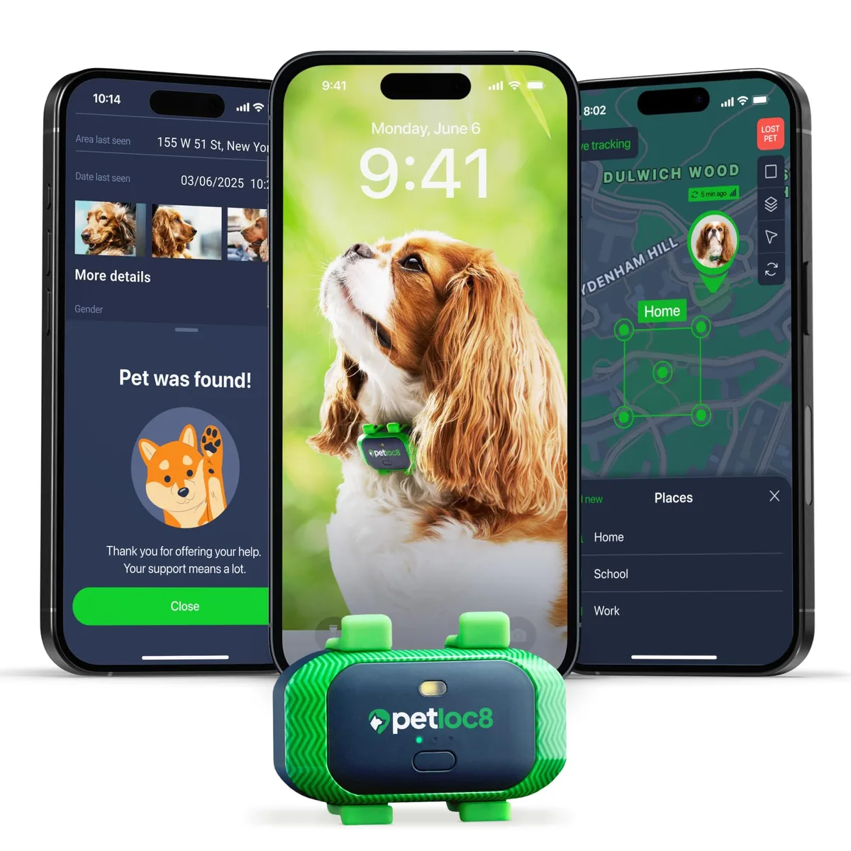 PAW Tracker Pet GPS 4G LTE IP67 14 Day Battery Multi-Color — product photo