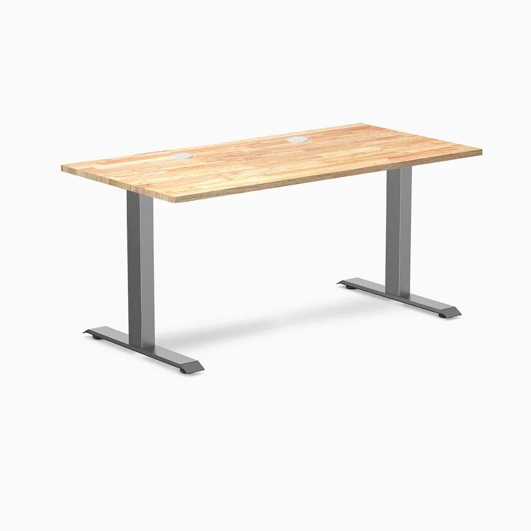 Desky Desky Zero Rubberwood Office Desk 60 x 30 in Space Gray — product photo