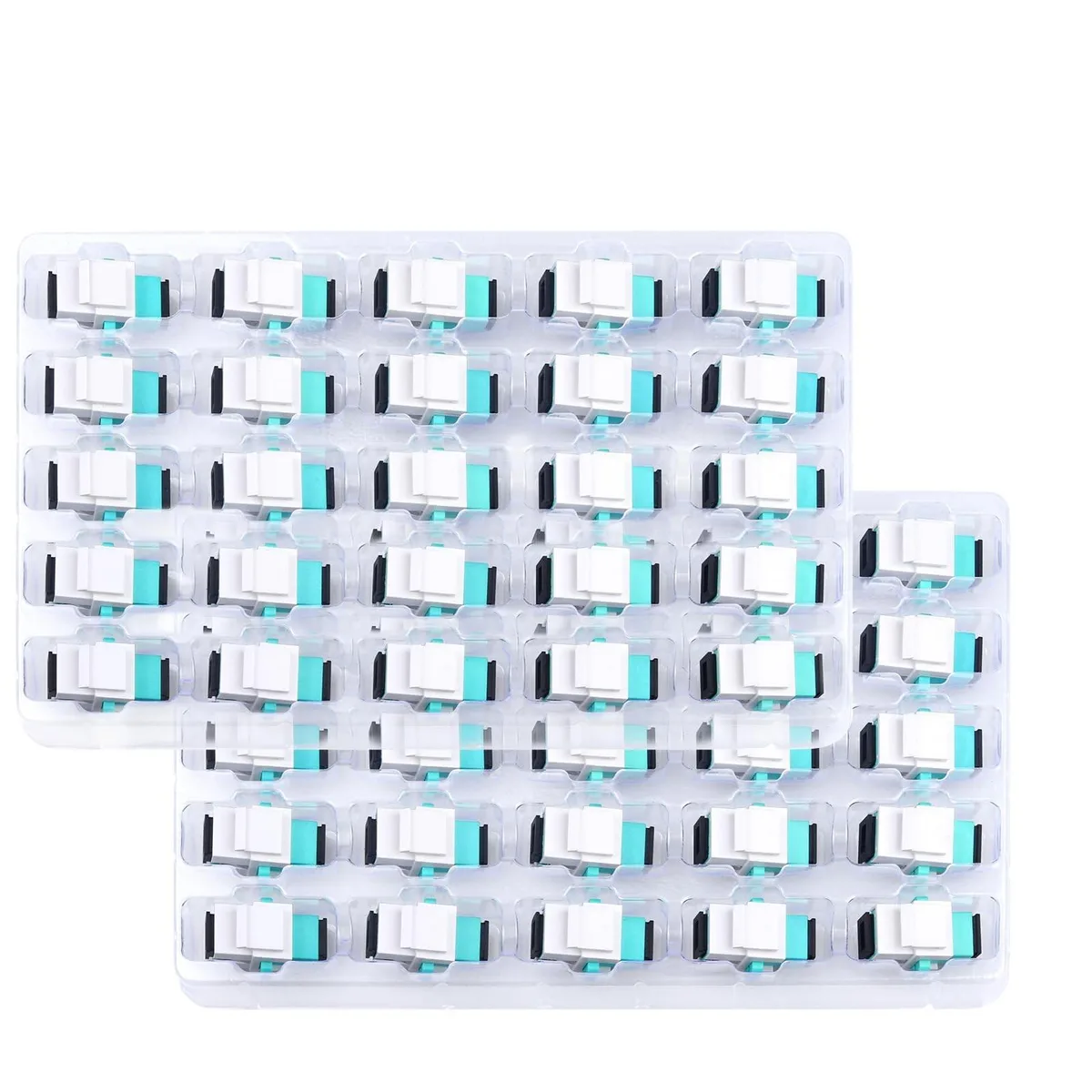 Barrow Mods Barrow Mods SC Simplex OM3 Coupler 50-Pack 2 in 1 accessory — product photo