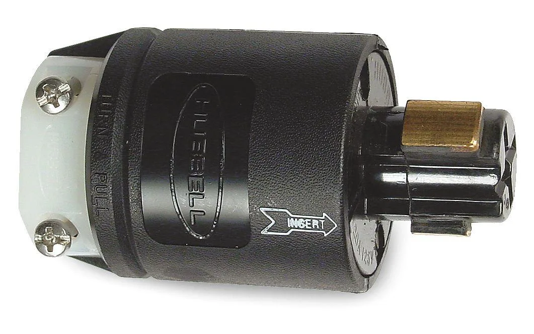 Hubbellock Hubbellock HBL23035B Locking Plug 20 A 125 V AC — product photo