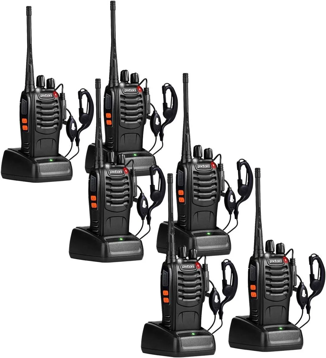BFKK BFKK two-way radio 16 channel 6 pack — product photo