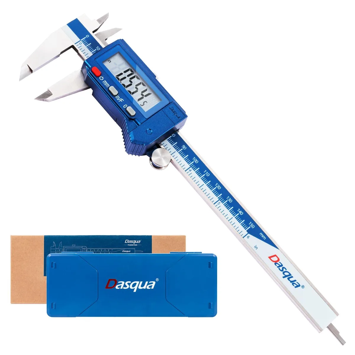 Dasqua 6 inch IP54 Digital Caliper Stainless Steel — product photo