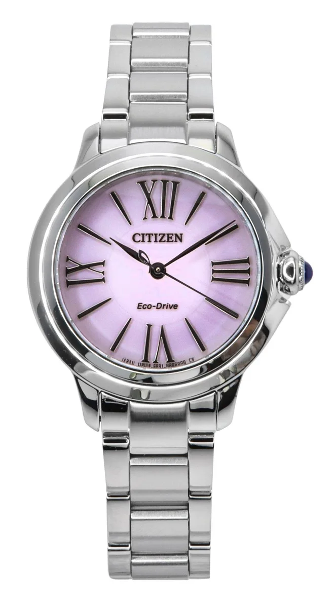 Citizen Citizen L EM1160-58X Stainless Steel Pink Dial Eco-Drive Watch — product photo