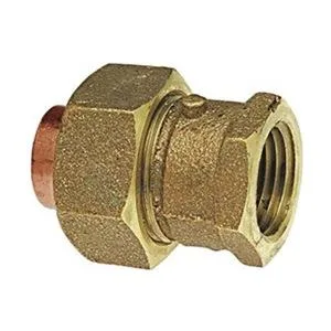 Nibco, Inc. Nibco, Inc. 7333LF-114 Bronze Straight Union Trap 1 1/4 in Cup FNPT 351 psi 200 Degrees F — product photo