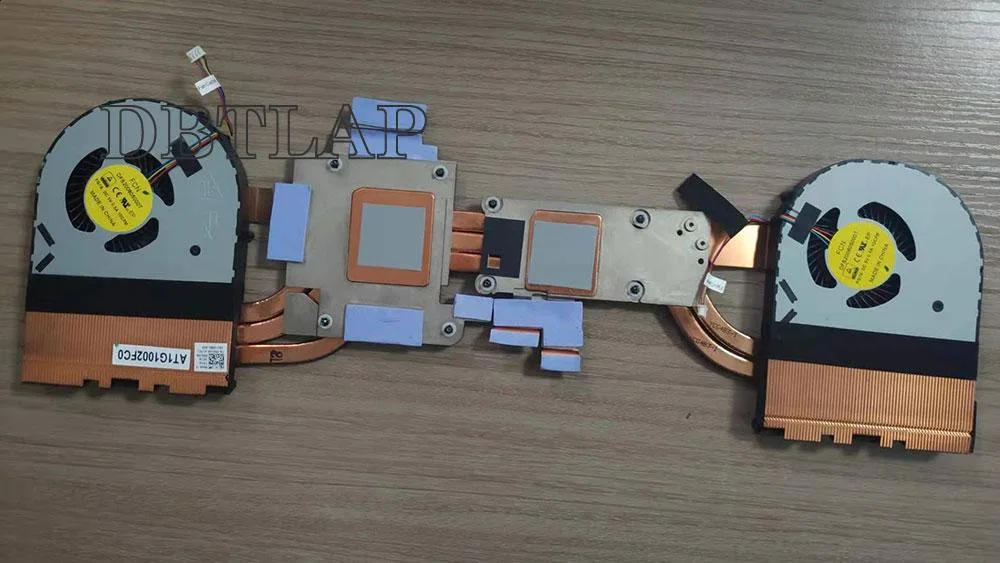 DBTLAP DBTLAP CPU Cooling Fan Heatsink for Dell Alienware 17 R3 4wires 09634N AT1G1002FC0 — product photo