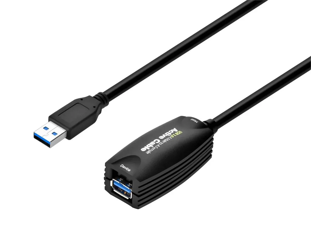Monoprice Inc. Monoprice Inc. 9470 USB 3.0 Active Extension Cable 5 m Black — product photo