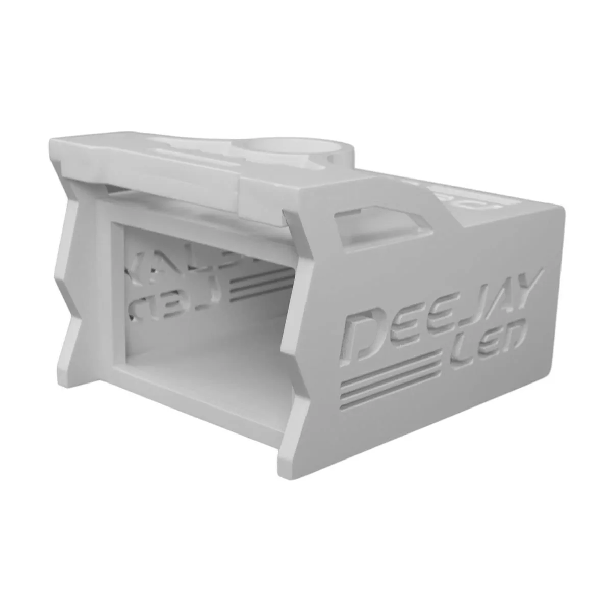 Deejay LED Deejay LED TBH1DIN2EQWHITE 1 DIN + 2 EQ White Wooden Box — product photo