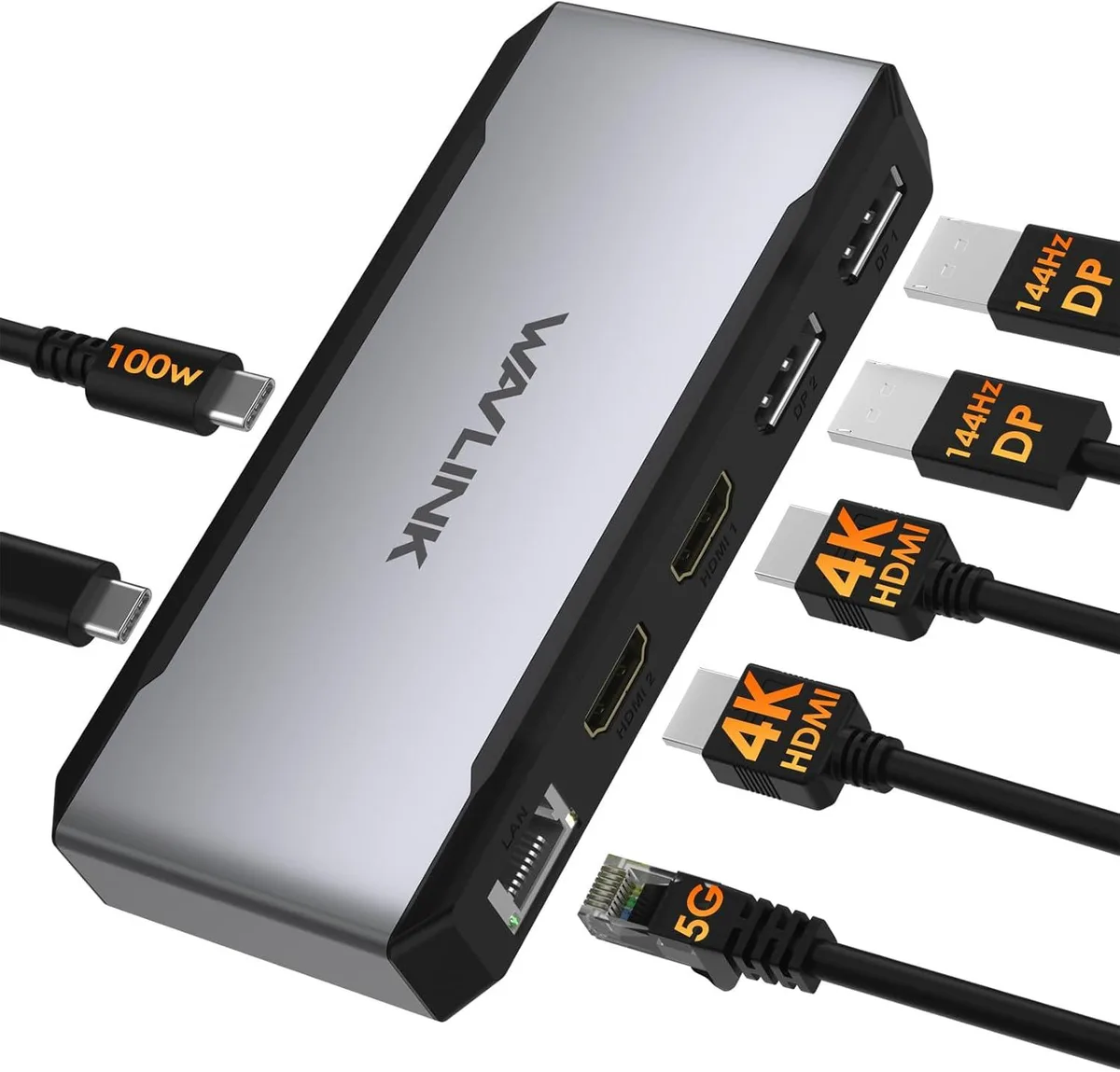 Wavlink Wavlink WL-UMD323 4-Monitor Docking Station Silver — product photo