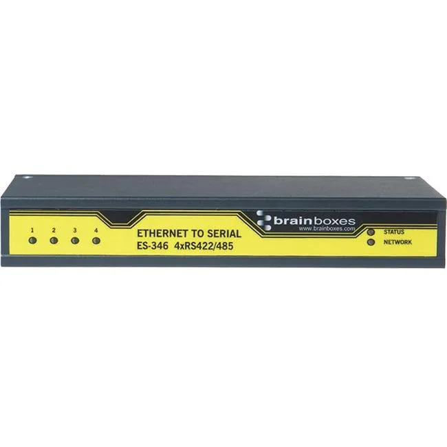 Brainboxes Brainboxes ES-346 4-port RS422/485 device server — product photo