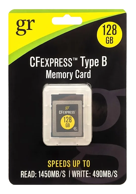 Gigaram Gigaram 128GB CFexpress Type B memory card — product photo