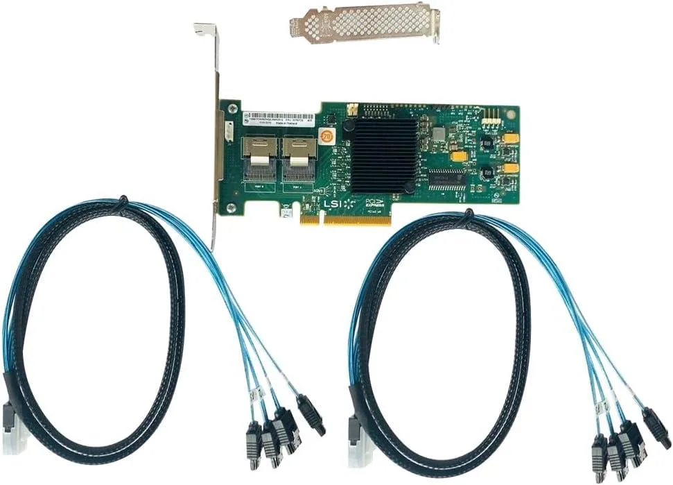 LSI LSI SAS9223-8I SAS 6Gbps PCIe 2.0 HBA 2× SFF-8087 — product photo