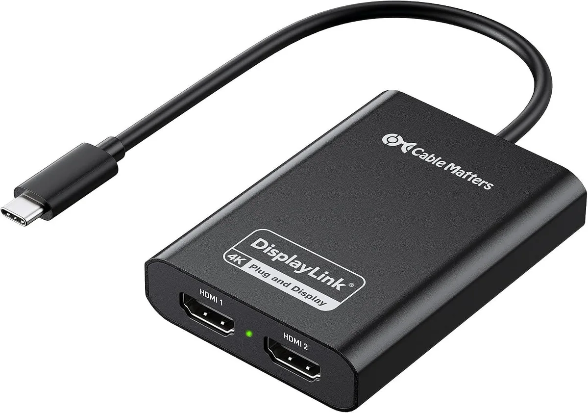 MCHOSE MCHOSE USB Display Adapter Dual HDMI 4K 60Hz DisplayLink — product photo