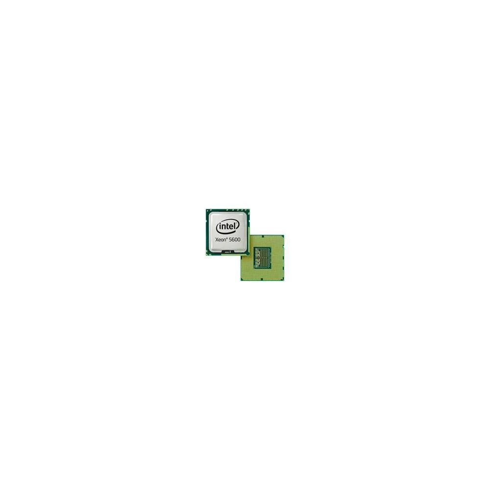 Intel Xeon E5606 processor in LGA-1366 socket, green PCB with gold contacts, silver heat spreader, new condition