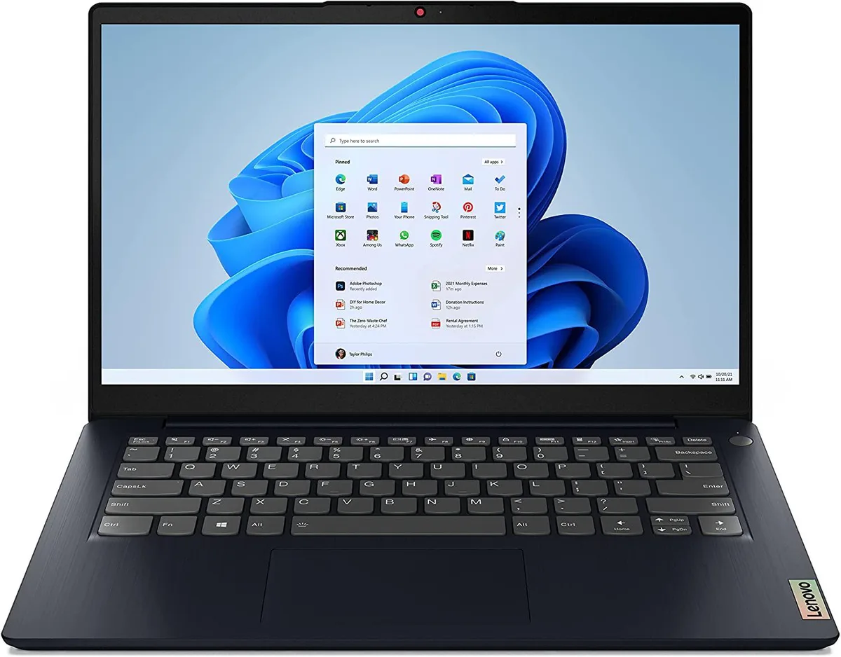 Lenovo Lenovo IdeaPad 3 14" business laptop Ryzen 5 5500U 8GB 256GB Abyss Blue — product photo