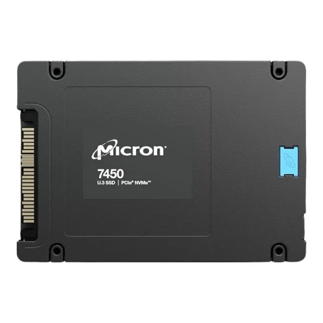 Micron Technology, Inc. Micron Technology, Inc. MTFDKBA400TFS-1BC1ZABYY 7450 MAX 400 GB enterprise SSD — product photo
