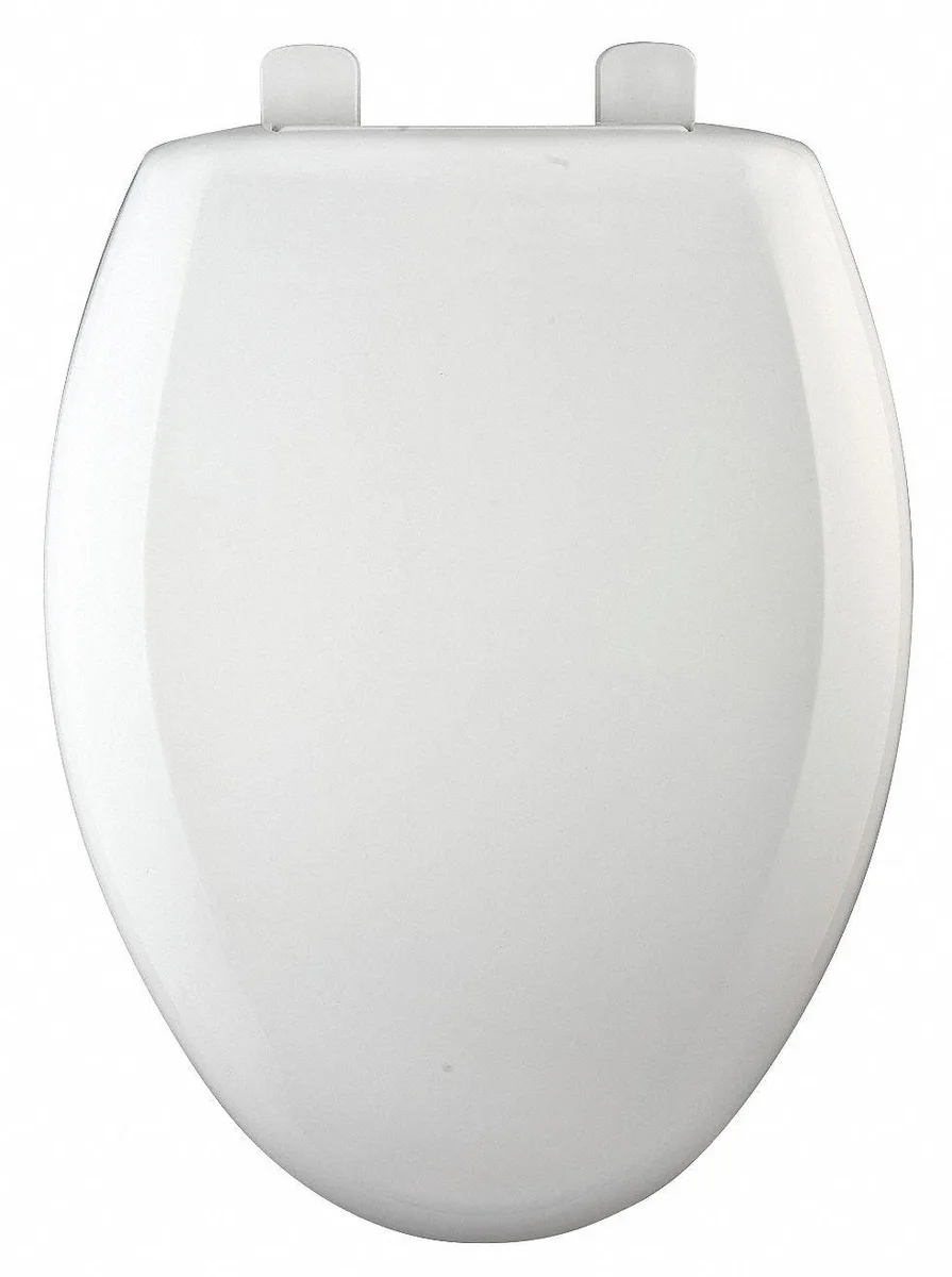 Bemis Manufacturing Company Bemis Manufacturing Company 7900TDGSL elongated toilet seat with cover, white — product photo