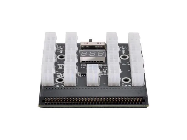 LORDWORLD LORDWORLD 1200W Breakout Board Adapter 17 Ports ATX 6 Pin for DPS-800GB 1200FB 1200QB — product photo