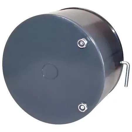 Dayton end-mount brake, 6 ft-lb torque, 5/8 in shaft, 6.5 in diameter, 4 in length