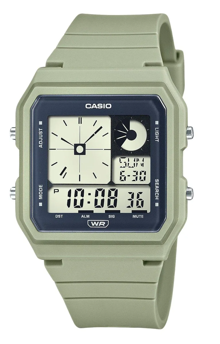 CASIO CASIO LF-20W-3A Digital Resin Watch Green Strap 30m 33.70mm — product photo