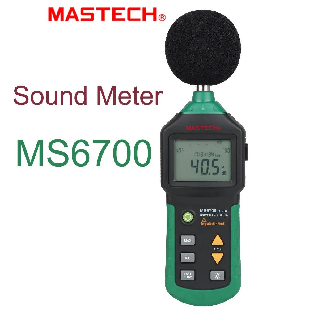 MASTECH MASTECH MS6700 Digital Sound Level Meter 30-130dB measurement tool — product photo