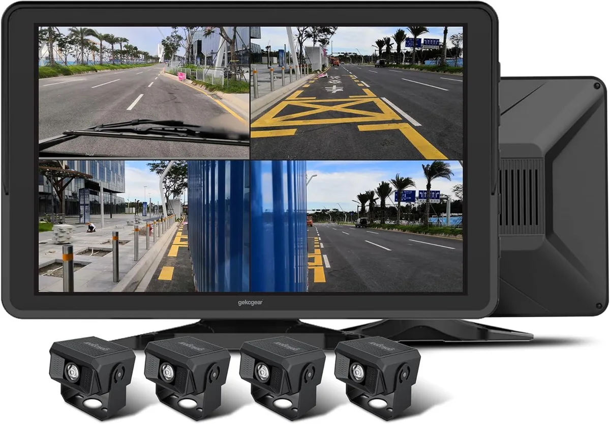 Adesso Adesso Orbit T100 4-channel 1080P onboard camera system 10.1 — product photo