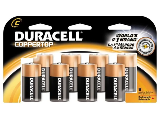DURACELL DURACELL MN14RT8Z C Alkaline Battery 1.5V 8-pack — product photo