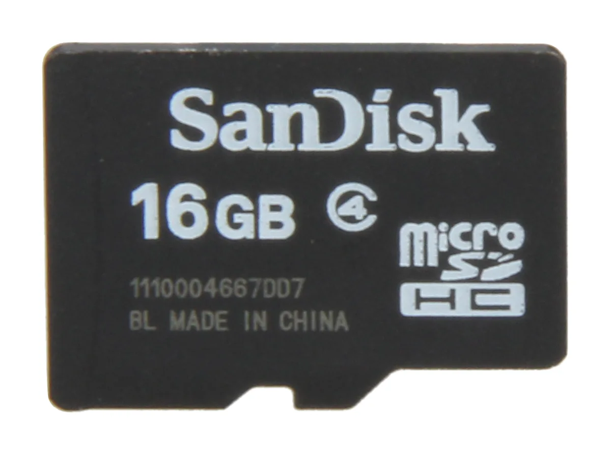 SanDisk SanDisk 16GB microSDHC Card SDSDQM-016G-B35N — product photo