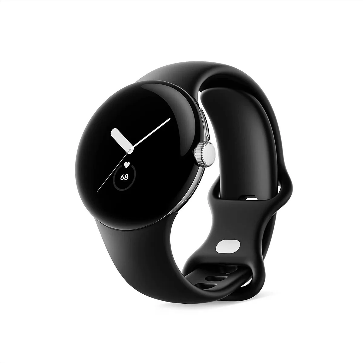 Google Google Pixel Watch LTE Matte Black Stainless Steel Obsidian Active Band 41mm — product photo