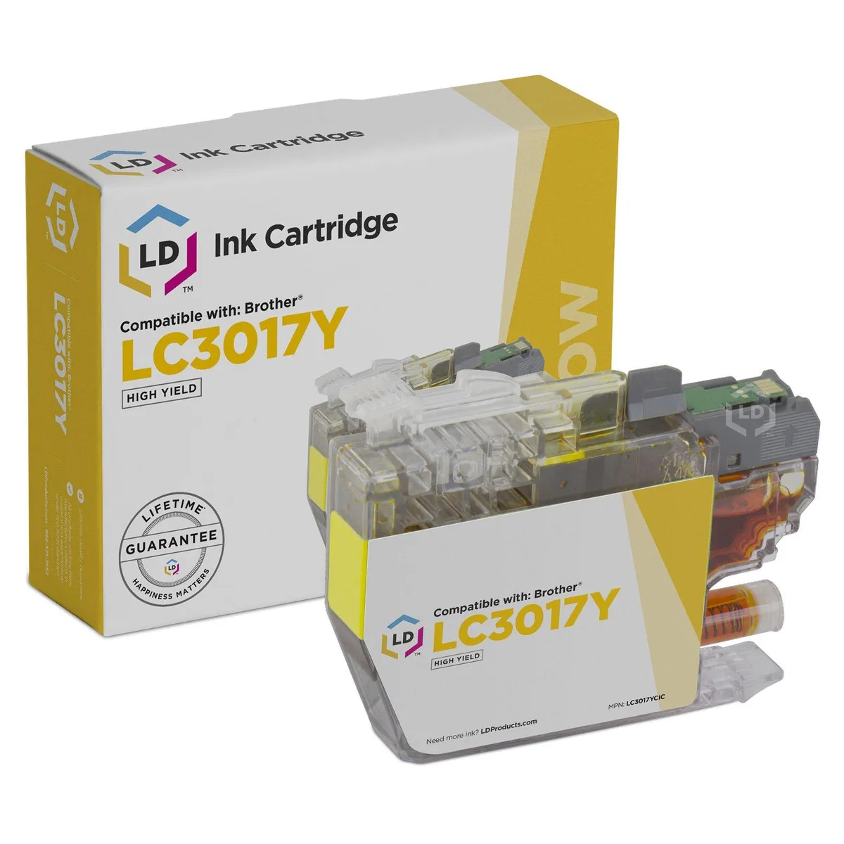 LD Products LD Products LC3017Y High Yield Yellow Ink Cartridge — product photo