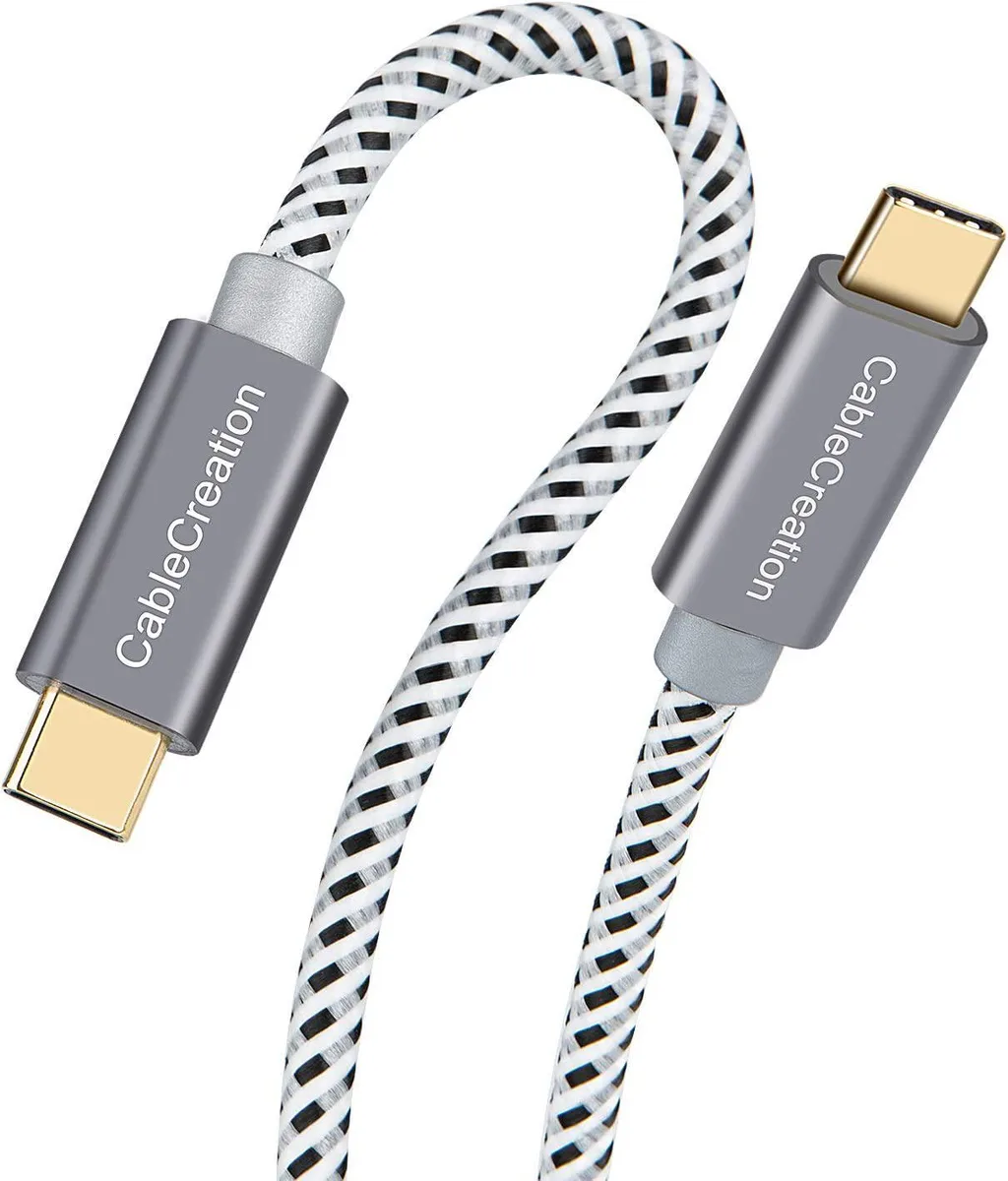 CableCreation CableCreation 3-Pack USB C to C Cable 60W 3A 480Mbps 10ft 3.3ft 1ft Space Gray — product photo