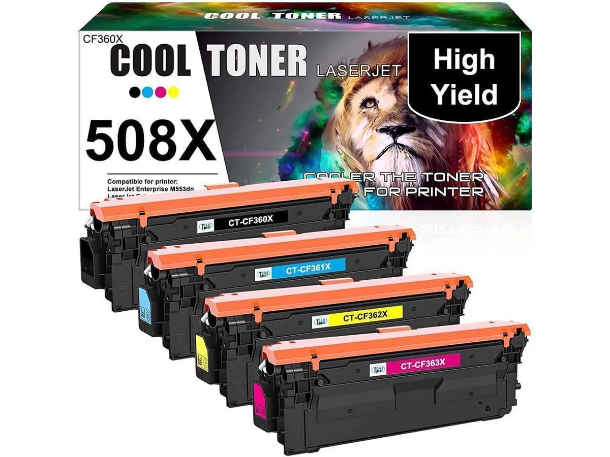V4ink V4ink CF360X 508X 4-Pack Toner Cartridge (Black Cyan Yellow Magenta) — product photo