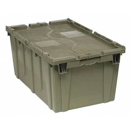 Quantum Storage Systems Quantum Storage Systems QDC2717-12 2.5 cu ft Attached Lid Container Gray — product photo