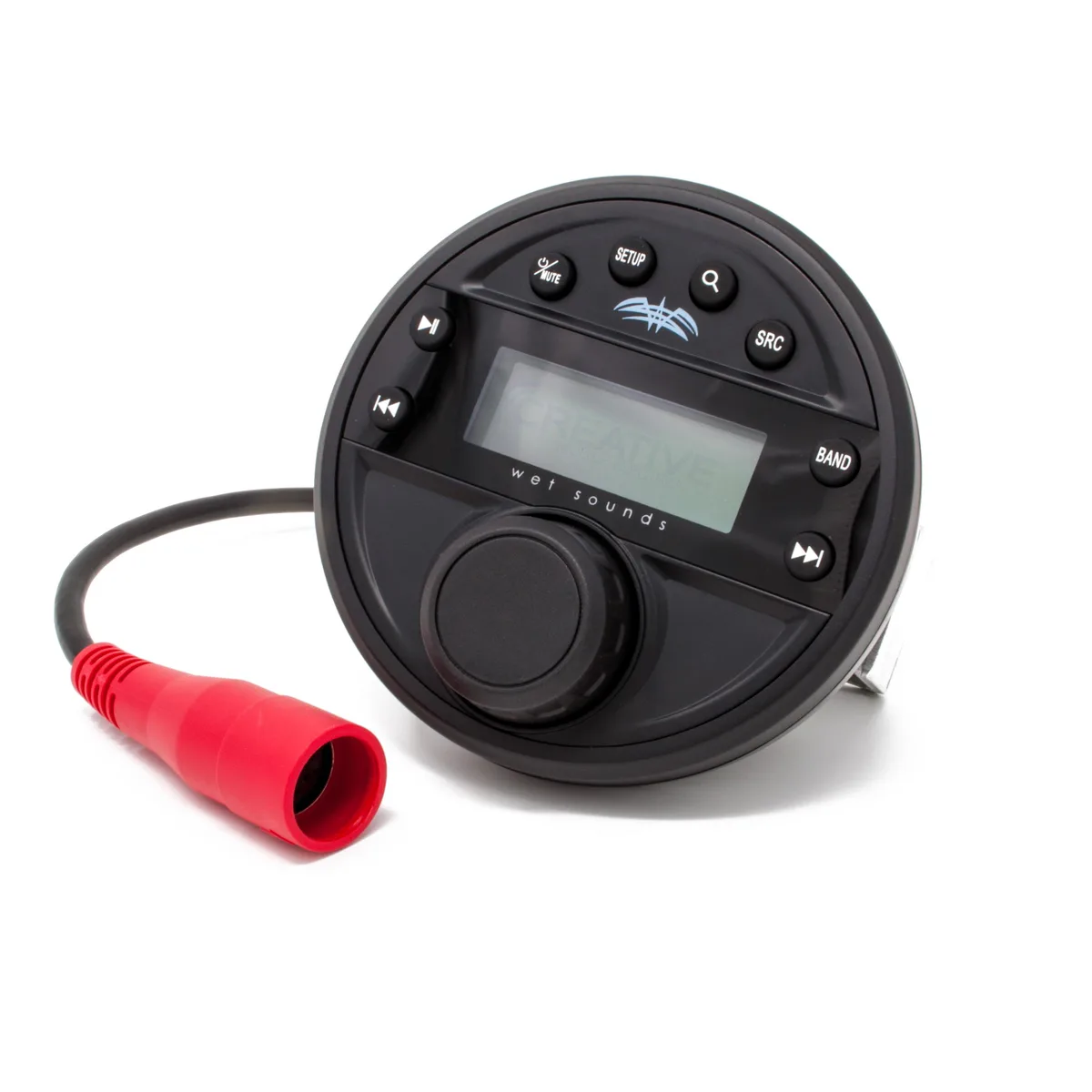 Wet Sounds Wet Sounds MC-TR Transom Remote for WS-MC1 Media Center with 25-foot cable — product photo